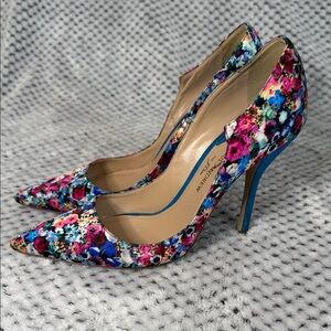Paul Andrew For J Crew Floral Pumps